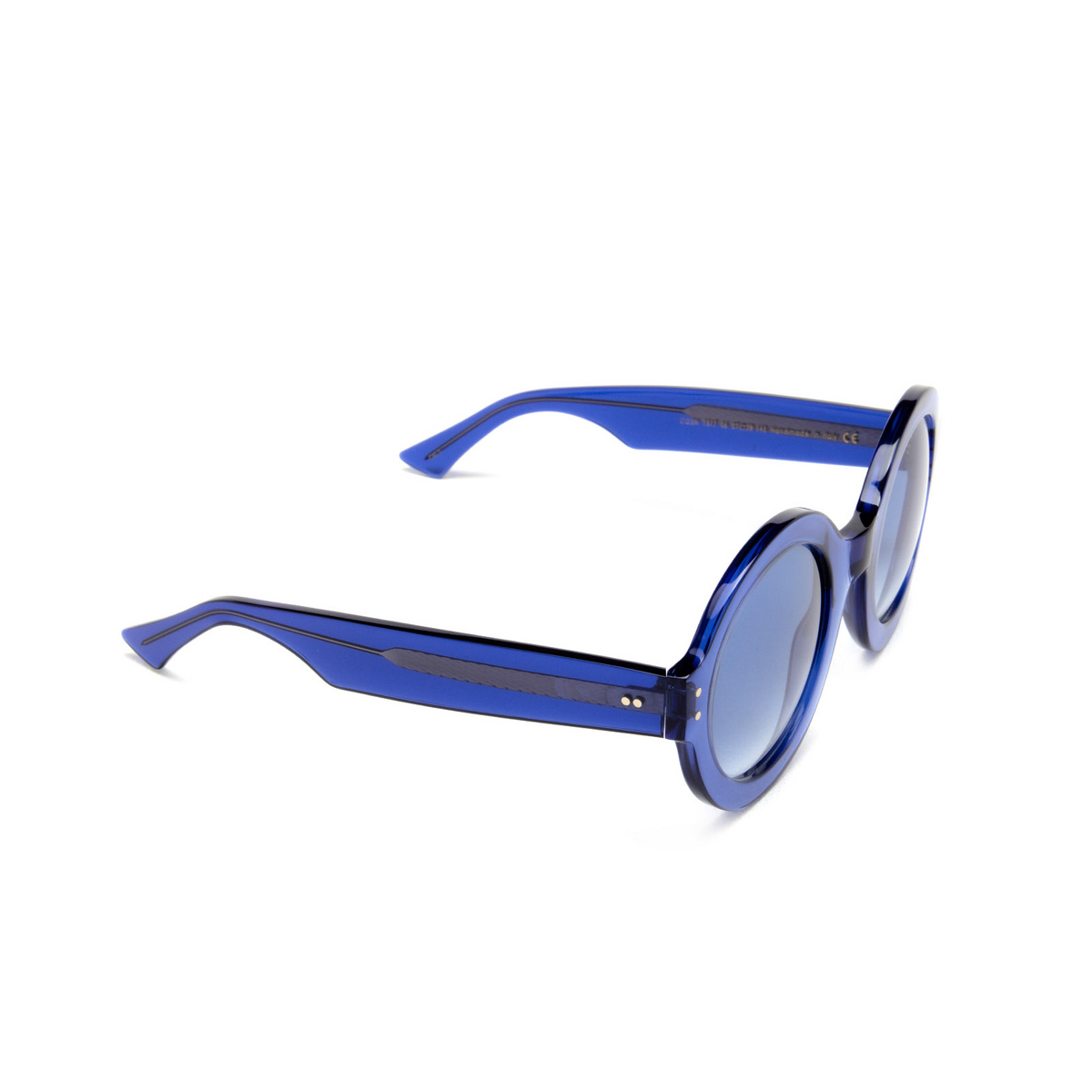 Cutler and Gross 1377 Sunglasses 06 Prussian Blue - three-quarters view