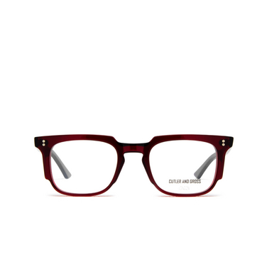 Cutler and Gross 1382 Eyeglasses 03 bordeaux - front view