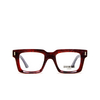 Cutler and Gross 1386 Eyeglasses 07 burgundy marble - product thumbnail 1/4