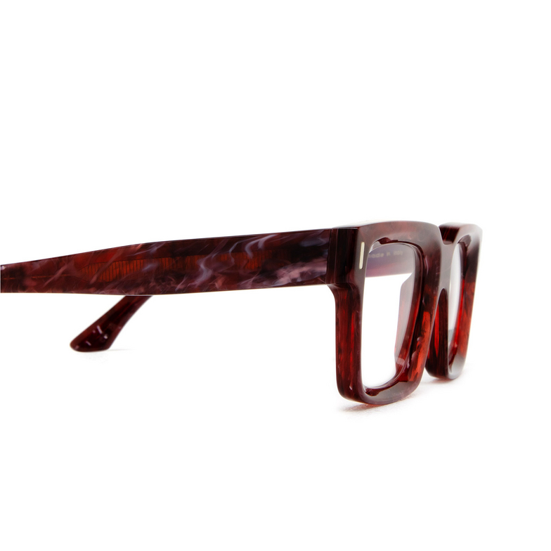 Cutler and Gross 1386 Eyeglasses 07 burgundy marble - 3/4