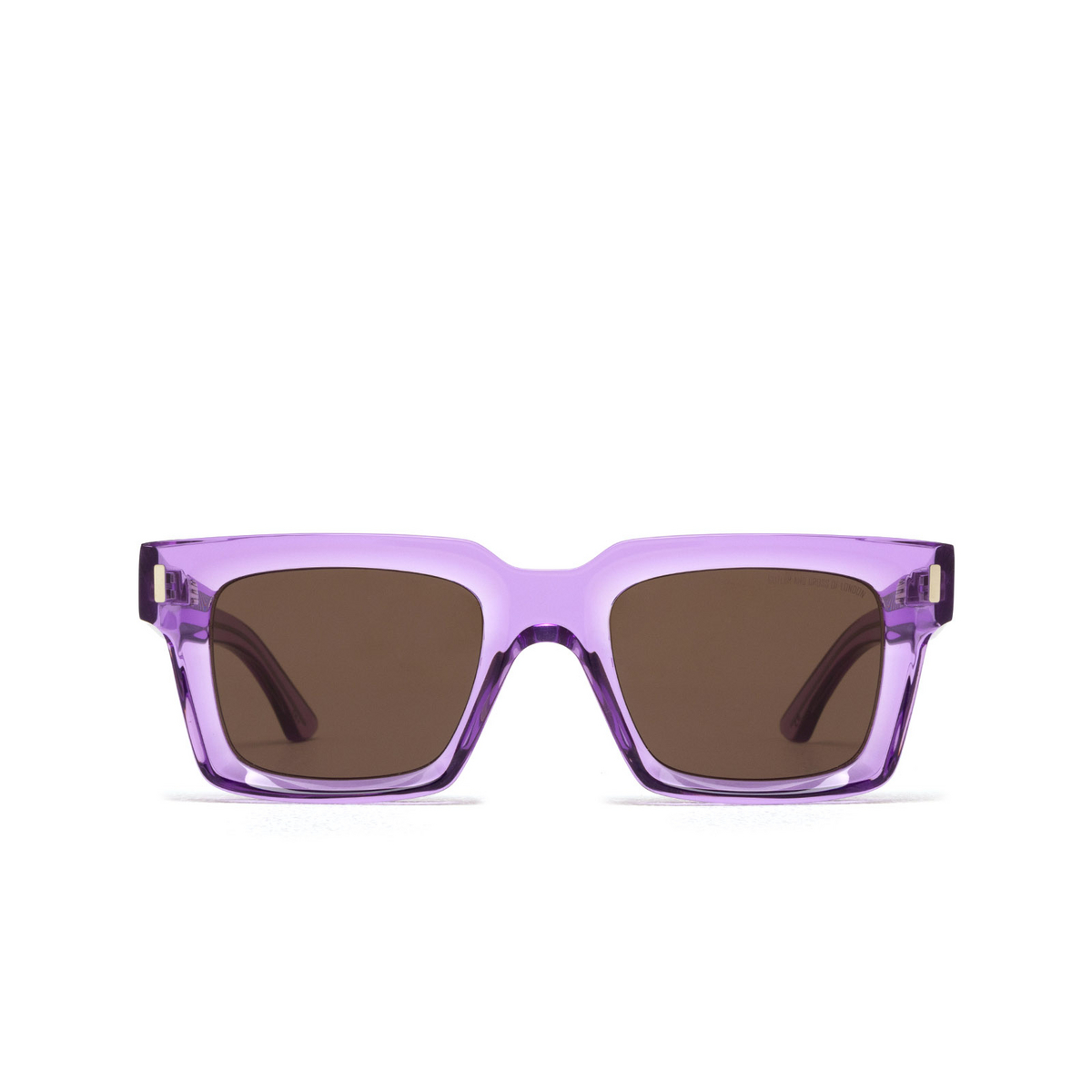 Cutler and Gross 1386 Sunglasses 06 Orchid Crystal - front view