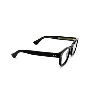 Cutler and Gross 1389 Eyeglasses 01 black - three-quarters view