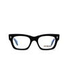 Cutler and Gross 1391 Eyeglasses 01 black on blue - product thumbnail 1/4
