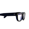 Cutler and Gross 1391 Eyeglasses 01 black on blue - product thumbnail 3/4