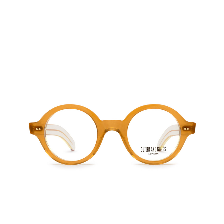 Cutler and Gross 1396 Eyeglasses 04 bi-layer butterscotch - 1/4