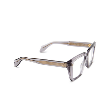 Cutler and Gross 1401 Eyeglasses 04 smoke quartz - three-quarters view