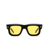 Cutler and Gross 1402 Sunglasses 01 yellow on black - product thumbnail 1/4