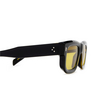 Cutler and Gross 1402 Sunglasses 01 yellow on black - product thumbnail 3/4