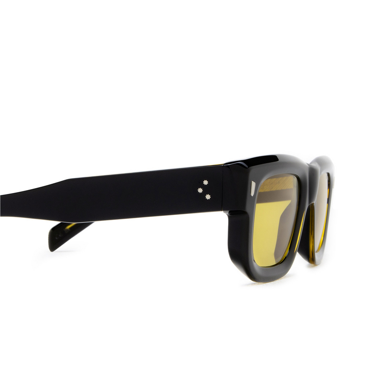 Cutler and Gross 1402 Sunglasses 01 yellow on black - 3/4