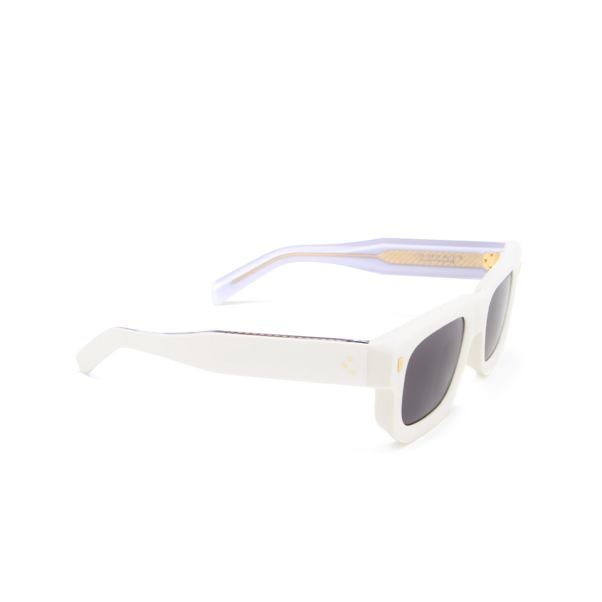 Cutler and Gross 1402 Sunglasses 04 White Ivory - three-quarters view