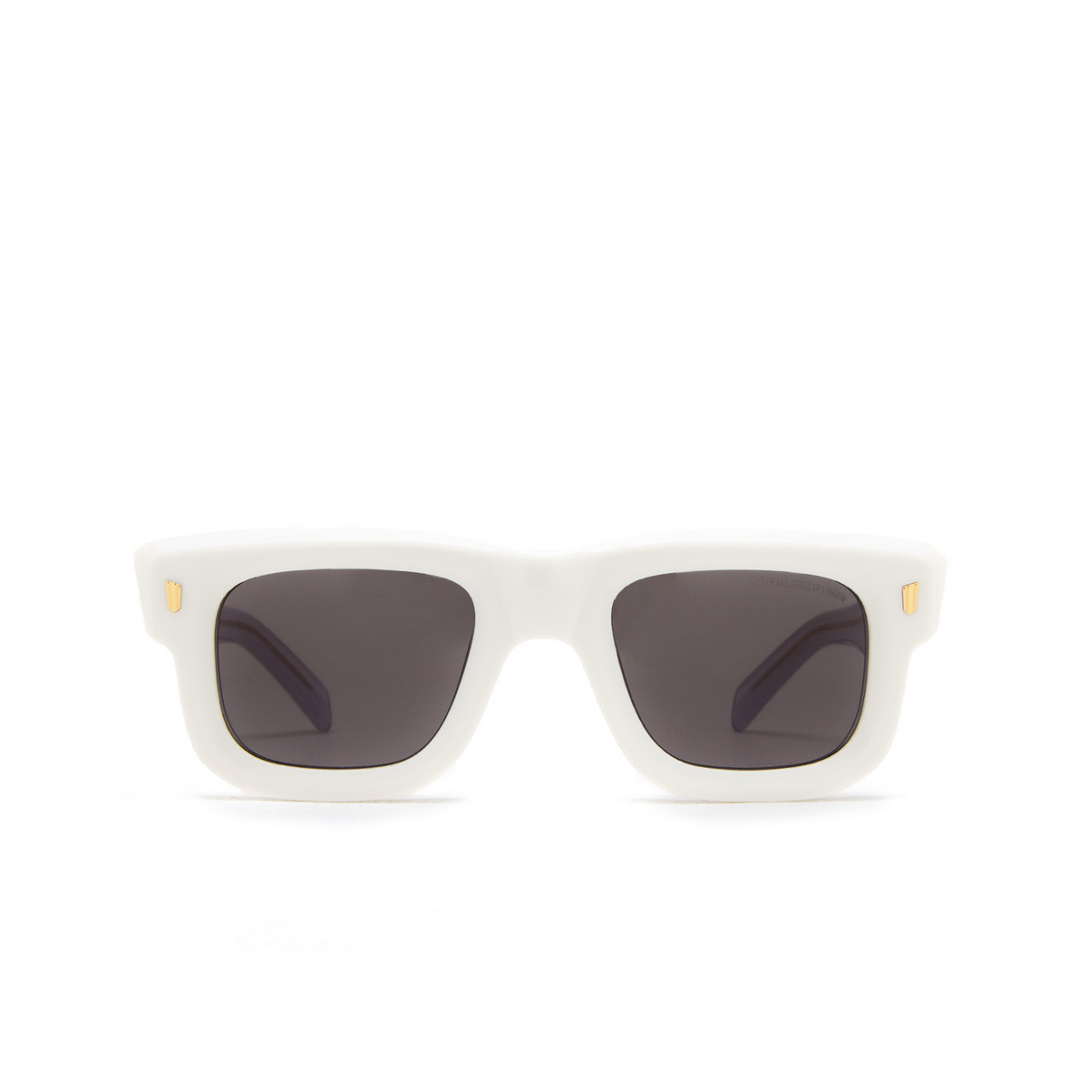 Cutler and Gross 1402 Sunglasses 04 White Ivory - front view