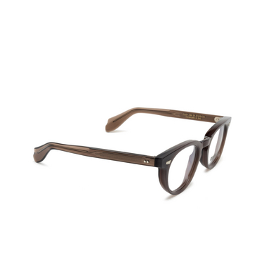 Cutler and Gross 1405 Eyeglasses 02 brown - three-quarters view