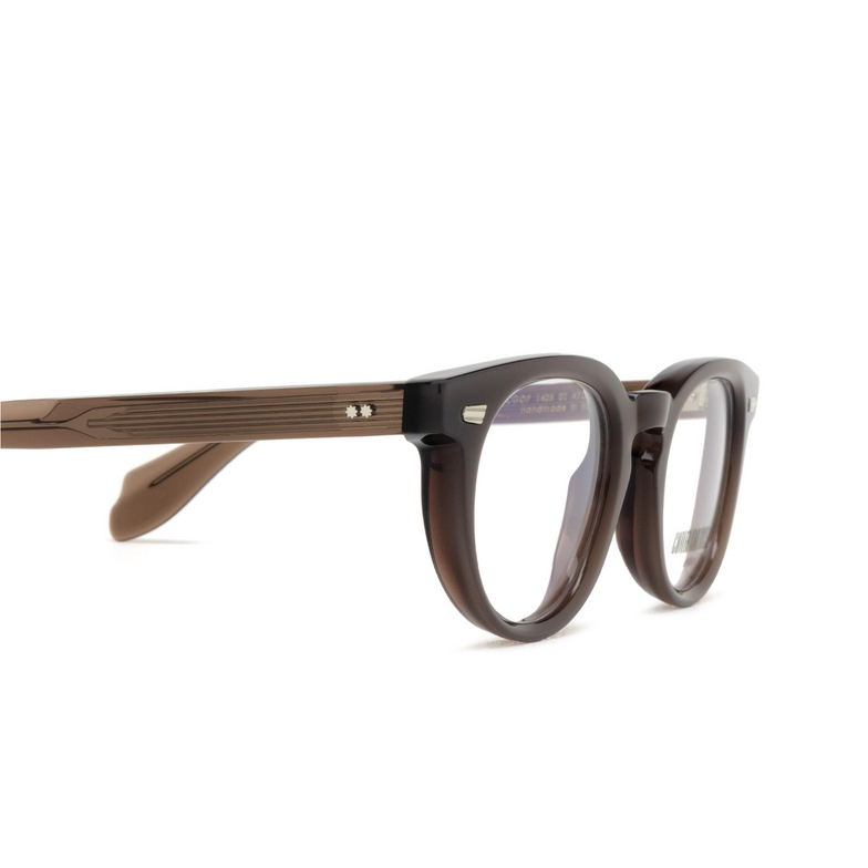 Cutler and Gross 1405 Eyeglasses 02 brown - 3/4