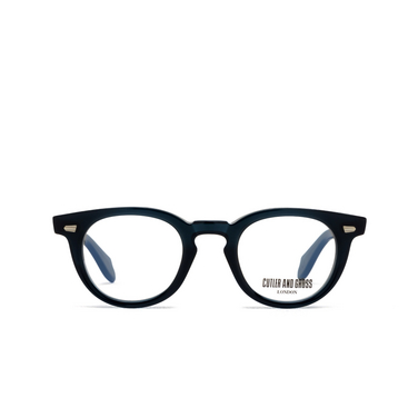 Cutler and Gross 1405 Eyeglasses 03 bi teal - front view