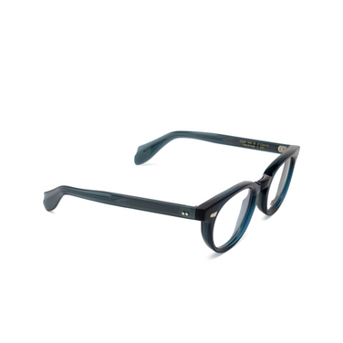 Cutler and Gross 1405 Eyeglasses 03 bi teal - three-quarters view