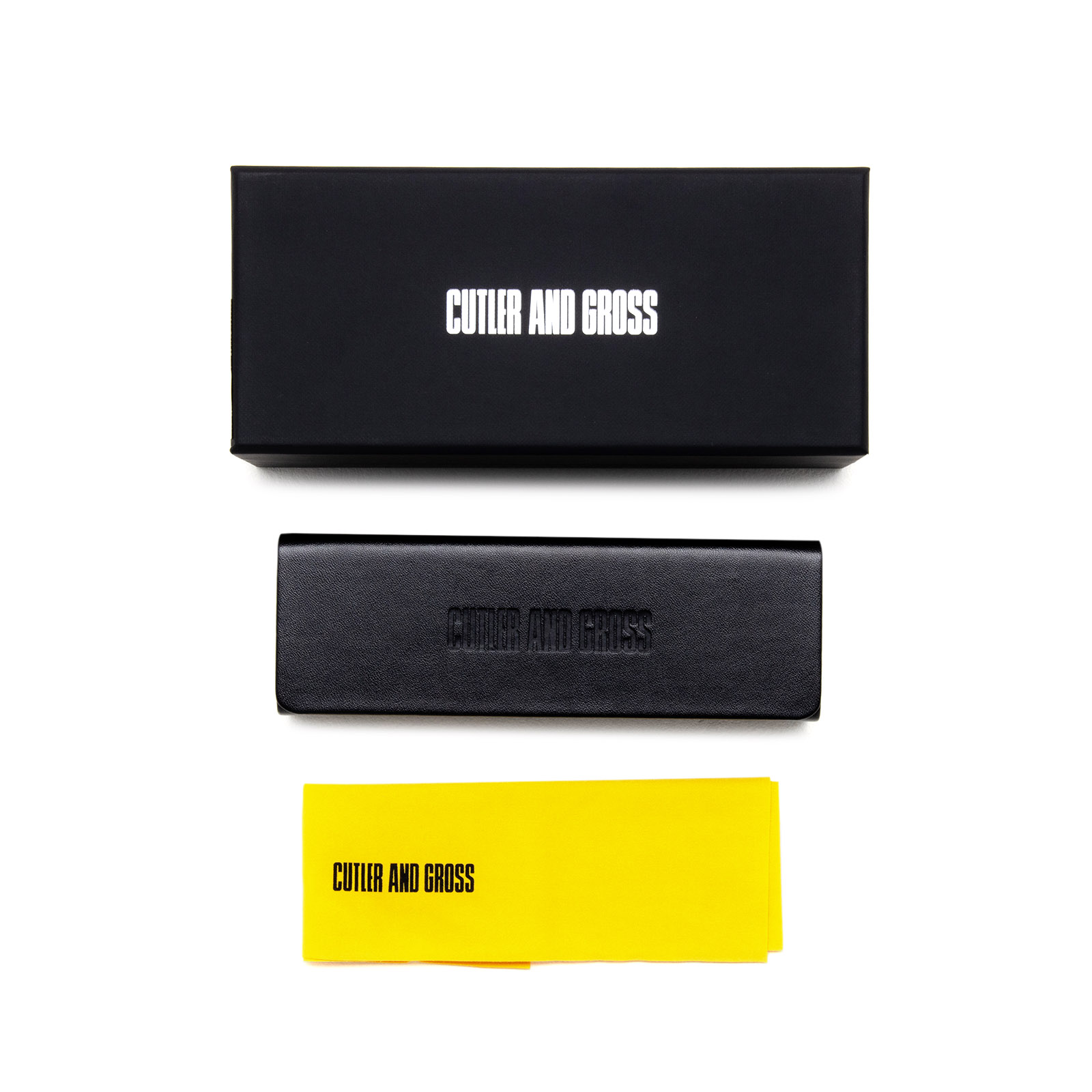 Official Cutler and Gross packaging