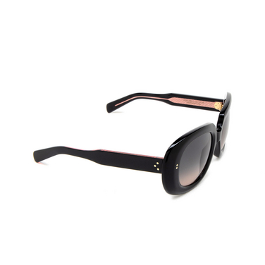 Cutler and Gross 9383 Sunglasses 01 black - three-quarters view