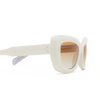 Cutler and Gross 9797 Sunglasses 03 white ivory - product thumbnail 3/4