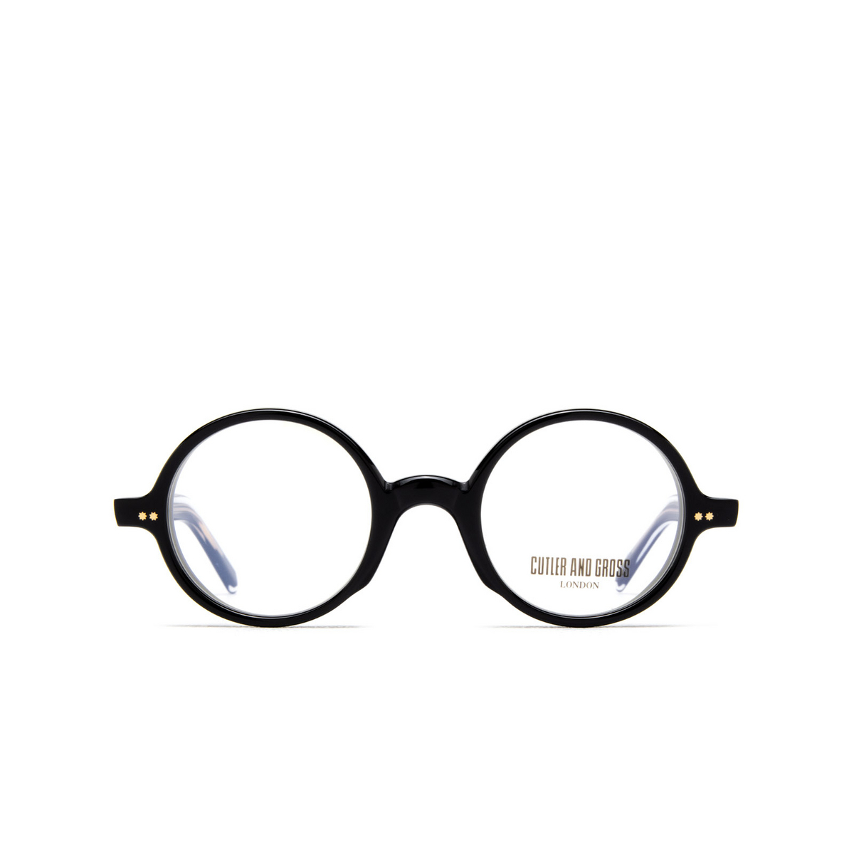 Cutler and Gross GR01 Eyeglasses 01 Black - front view