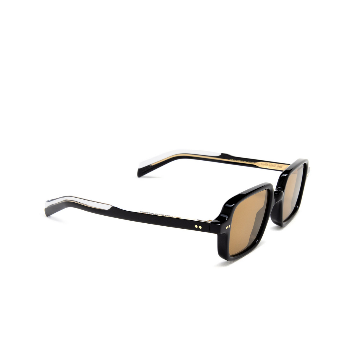 Cutler and Gross GR02 Sunglasses 01 Black - three-quarters view