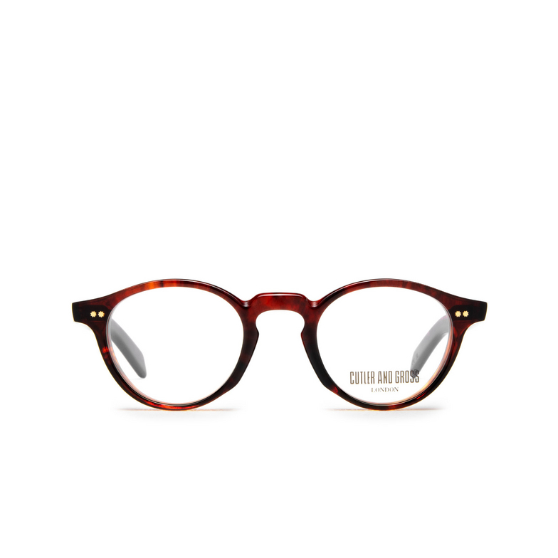 Cutler and Gross GR04 Eyeglasses 02 red havana - 1/4