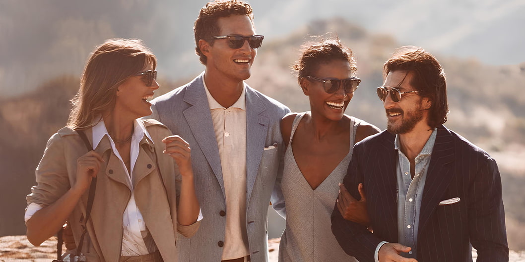 Oliver Peoples x Brunello Cucinelli SS23 campaign
