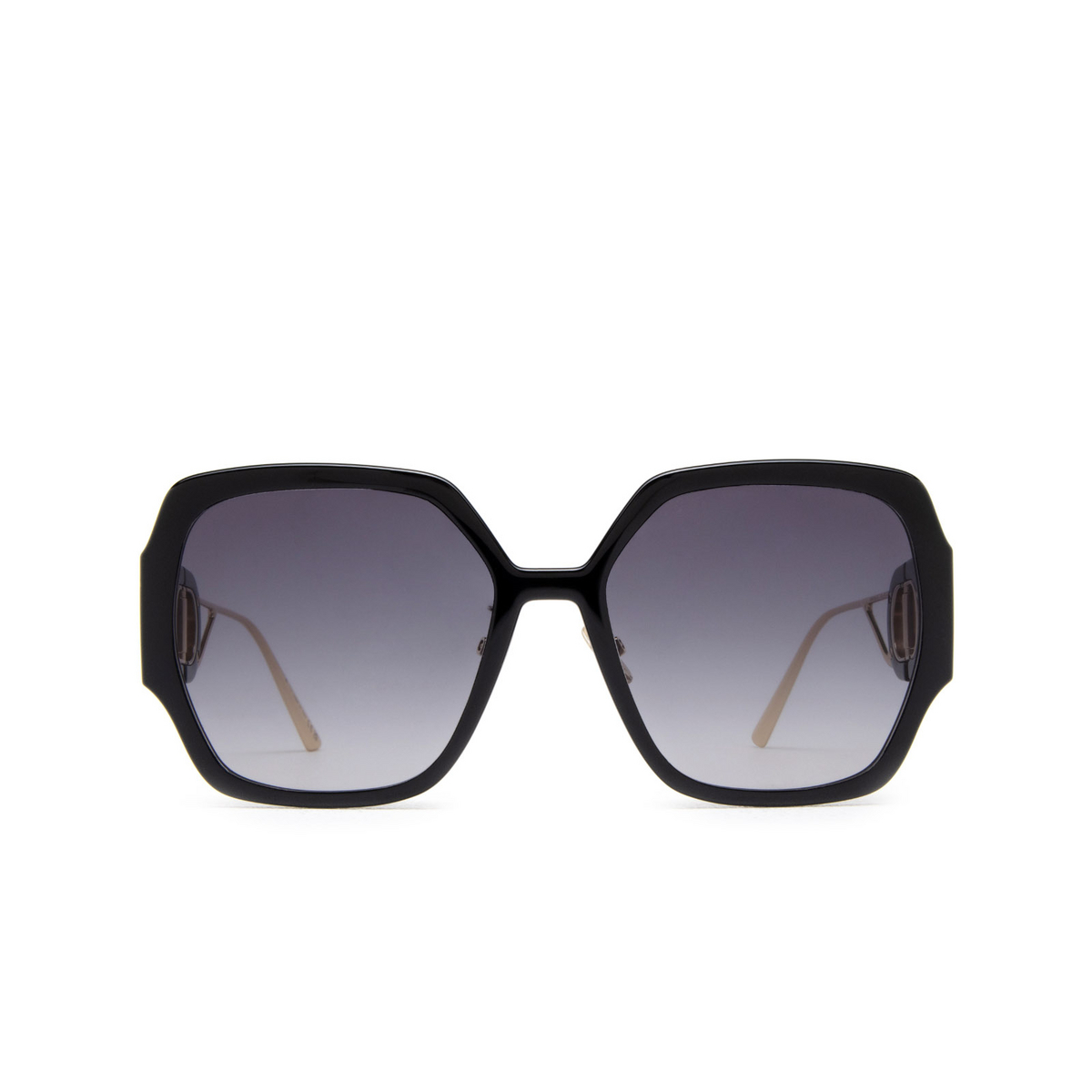 Dior 30MONTAIGNE S6U Sunglasses 12A1 Black - front view