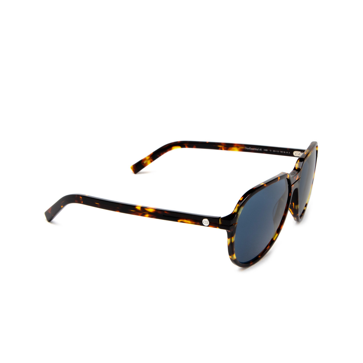 Dior DIORESSENTIAL AI Sunglasses 24B0 Havana - three-quarters view