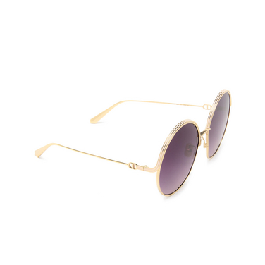 Dior EVERDIOR R1U Sunglasses B0D1 clear tin nickel - three-quarters view