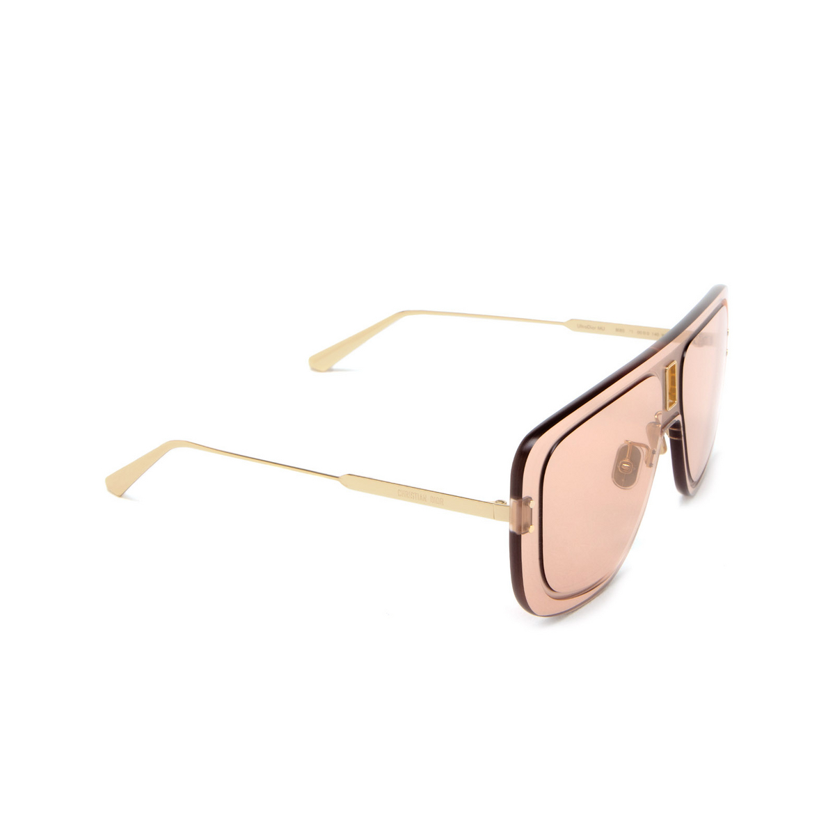 Dior ULTRADIOR MU Sunglasses B0E0 Gold - three-quarters view