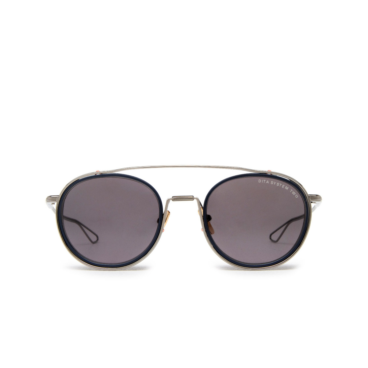 Dita DTS115 Sunglasses PLD-MID Palladium & Midnight Black - front view