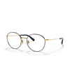 Dolce & Gabbana DG1322 Eyeglasses 1337 gold / blue - product thumbnail 2/4