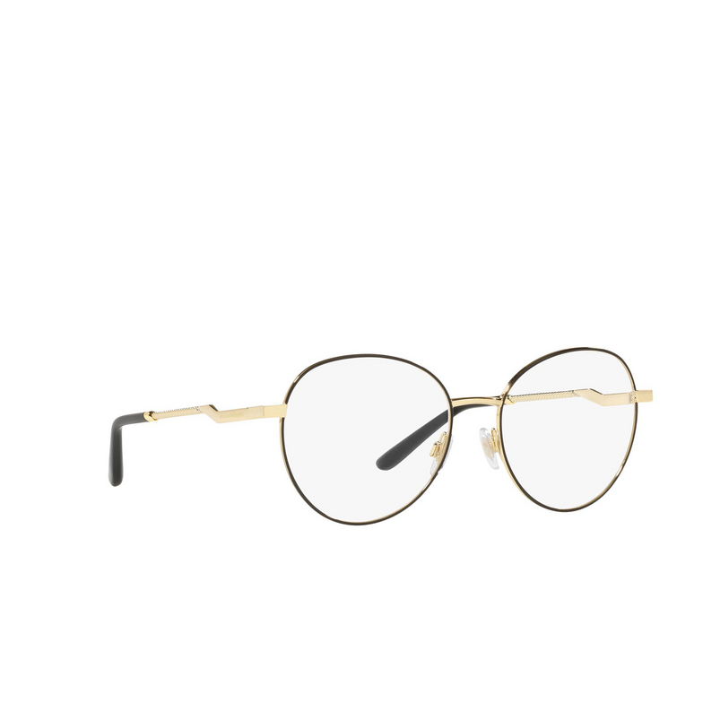Dolce & Gabbana DG1333 Korrektionsbrillen 1334 gold / black - 2/4