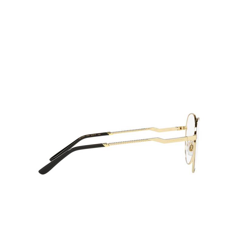 Dolce & Gabbana DG1333 Eyeglasses 1334 gold / black - 3/4