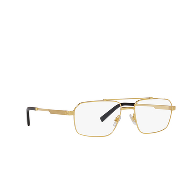 Dolce & Gabbana DG1345 Eyeglasses 02 gold - three-quarters view