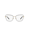 Dolce & Gabbana DG1346 Korrektionsbrillen 1311 gold/matte black - Produkt-Miniaturansicht 1/4