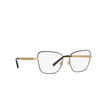 Dolce & Gabbana DG1346 Korrektionsbrillen 1311 gold/matte black - Produkt-Miniaturansicht 2/4