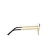 Dolce & Gabbana DG1346 Eyeglasses 1311 gold/matte black - product thumbnail 3/4