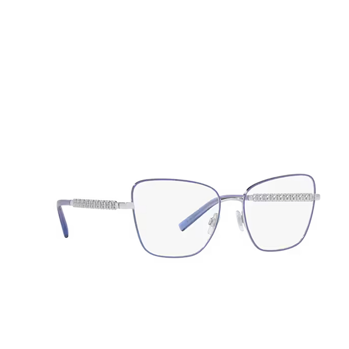 Dolce & Gabbana DG1346 Eyeglasses 1317 Silver / Matte Lillac - three-quarters view