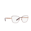 Dolce & Gabbana DG1346 Korrektionsbrillen 1333 pink gold / matte bordeaux - Produkt-Miniaturansicht 2/4