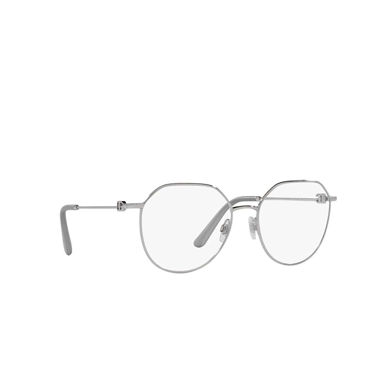 Dolce & Gabbana DG1348 Eyeglasses 05 Silver - three-quarters view