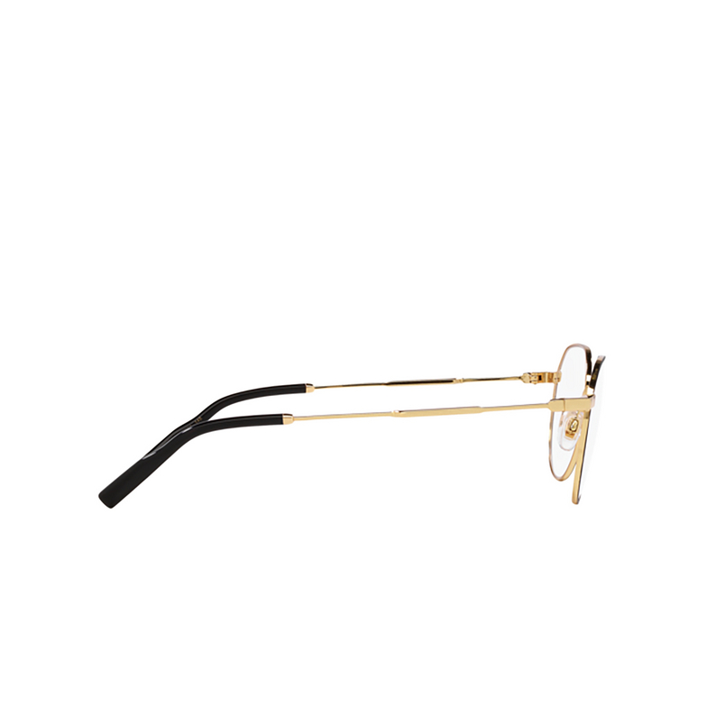 Occhiali da vista Dolce & Gabbana DG1349 1311 gold/matte black - 3/4