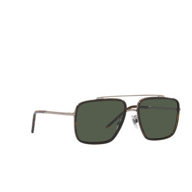 Dolce & Gabbana DG2220 Sunglasses 13359A bronze / havana - three-quarters view