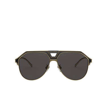 Dolce & Gabbana DG2257 Sunglasses 133487 gold / matte black - front view