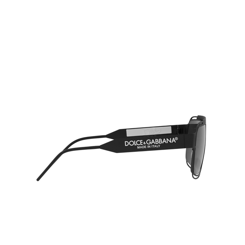 Dolce & Gabbana DG2270 Sunglasses 327687 matte black - 3/4