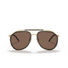 Dolce & Gabbana DG2277 Sunglasses 02/73 gold / havana - product thumbnail 1/4