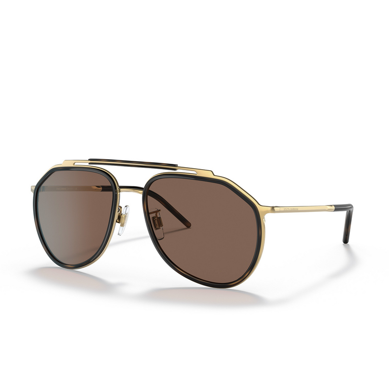 Dolce & Gabbana DG2277 Sunglasses 02/73 gold / havana - 2/4