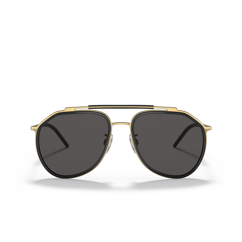 Dolce & Gabbana DG2277 Sunglasses 02/87 gold / black - 1/4