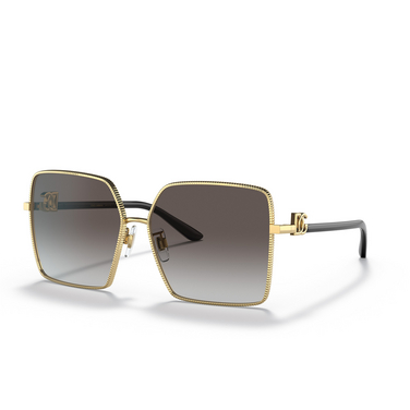 Gafas de sol Dolce & Gabbana DG2279 02/8G gold - Vista tres cuartos