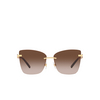 Gafas de sol Dolce & Gabbana DG2289 02/13 gold/brown - Miniatura del producto 1/4